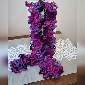 💥SALE💥Beautiful Handmade Scarf, Dark & Light Purple, and Fuschia Colors